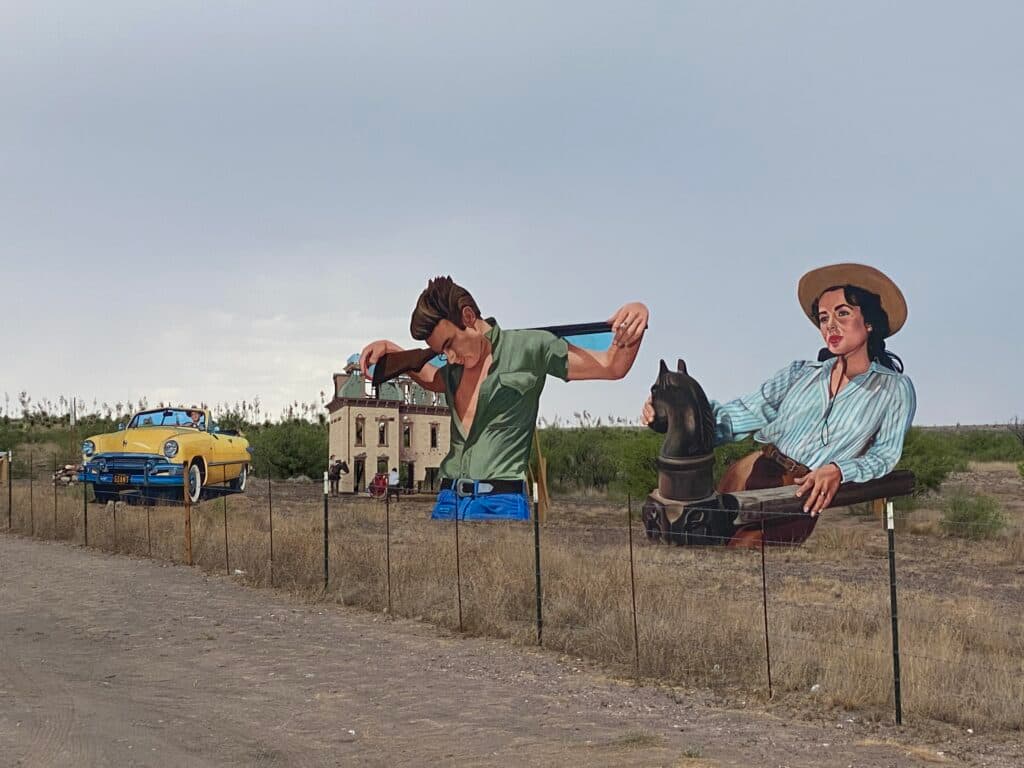 Giant Marfa Mural – Little Reata Division – Wyatt Ranches