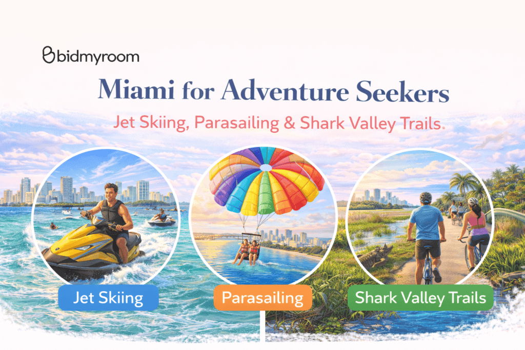 Miami for Adventure Seekers: Jet Skiing, Parasailing & Shark Valley Trails