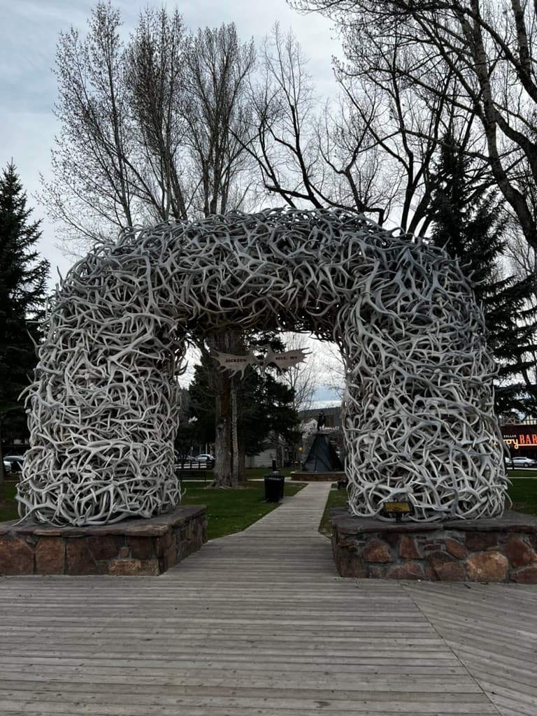 Jackson Hole’s Elk Antler Arch