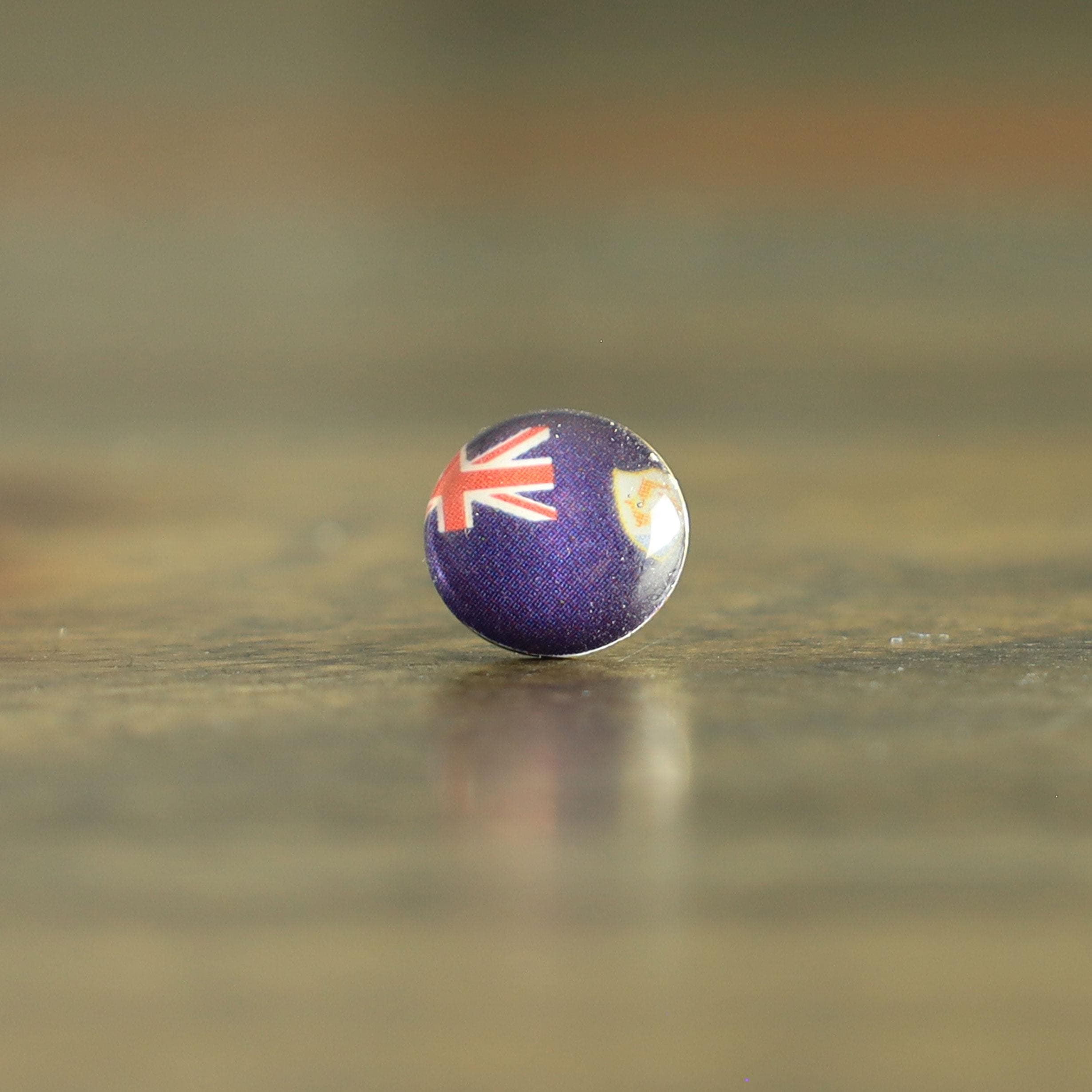 Anguilla Flag Map Pin | Anguilla Flag push pin | Anguilla map pin for wood map