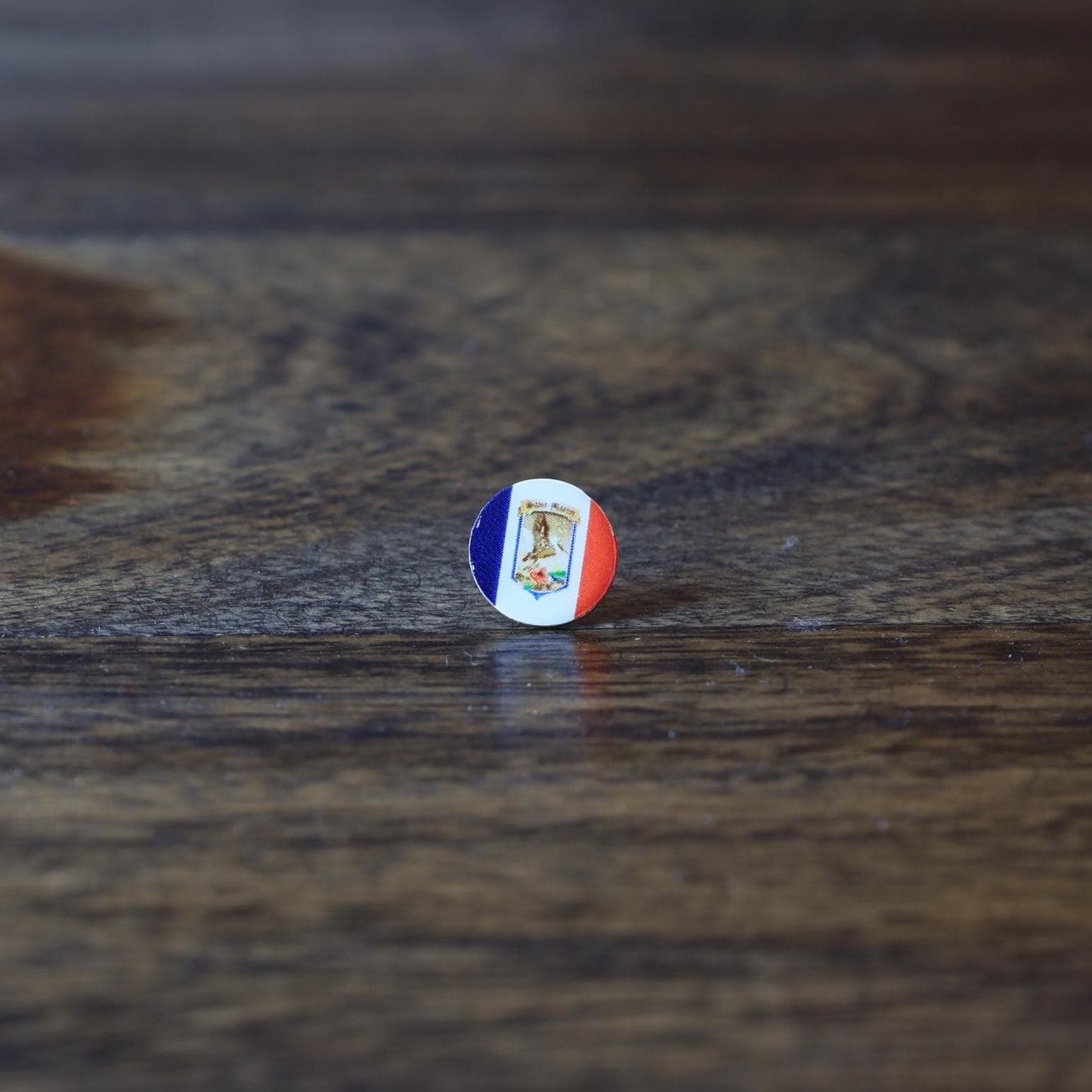 Saint Martin (France) Flag Map Pin | Saint Martin (France) Flag push pin | Saint Martin (France) map pin for wood map