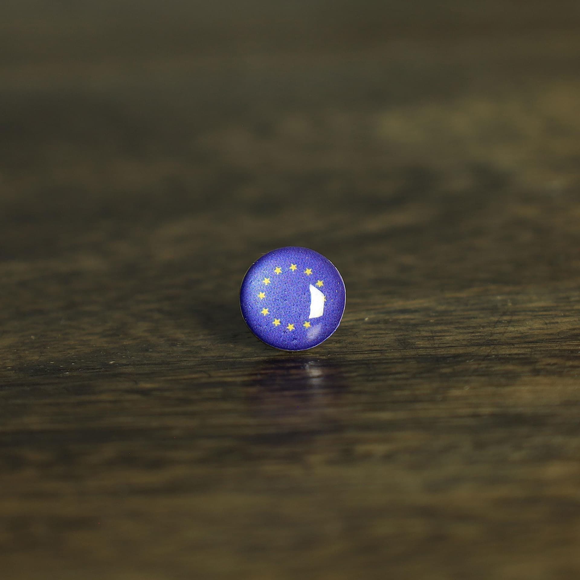 EU Flag Map Pin | European Union Flag push pin | map pin for wood map