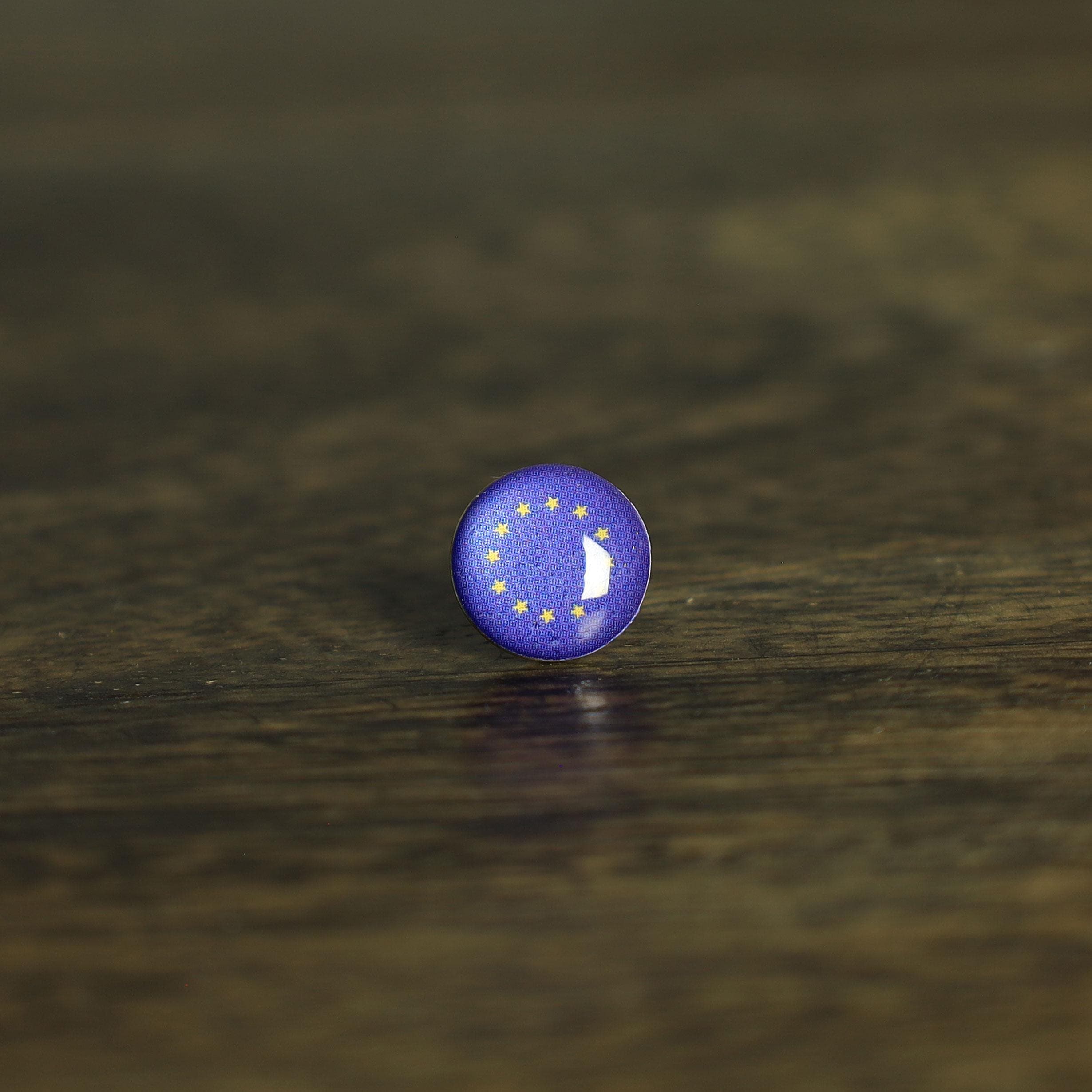 EU Flag Map Pin | European Union Flag push pin | map pin for wood map