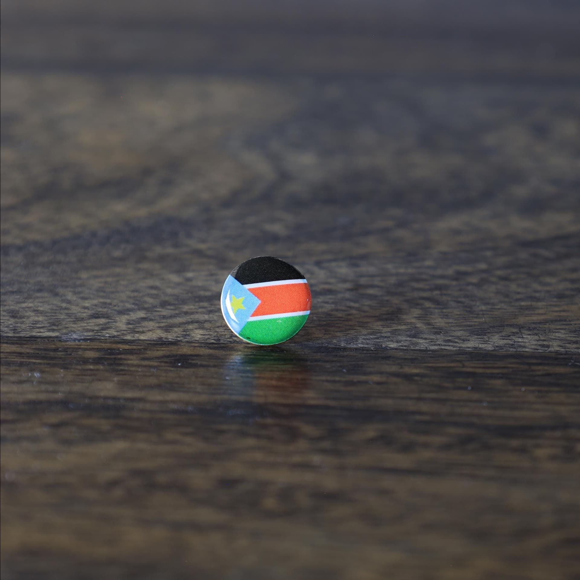 South Sudan Flag Map Pin | South Sudan Flag push pin | South Sudan map pin for wood map
