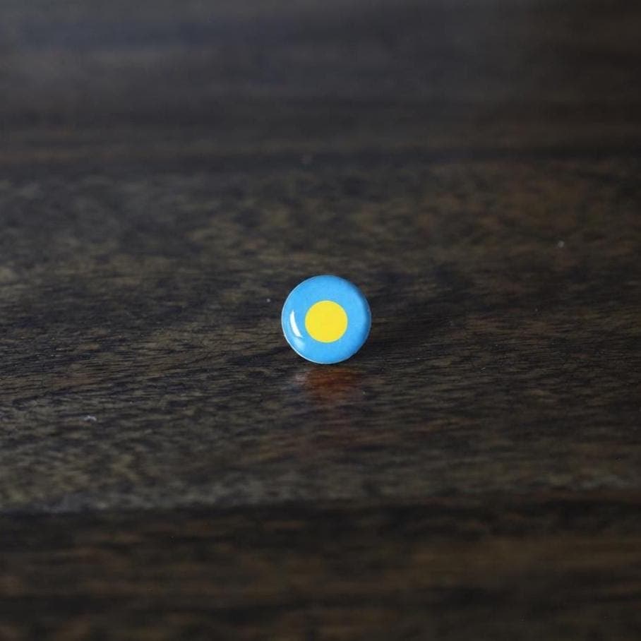 Palau Flag Map Pin | Palau Flag push pin | Palau map pin for wood map