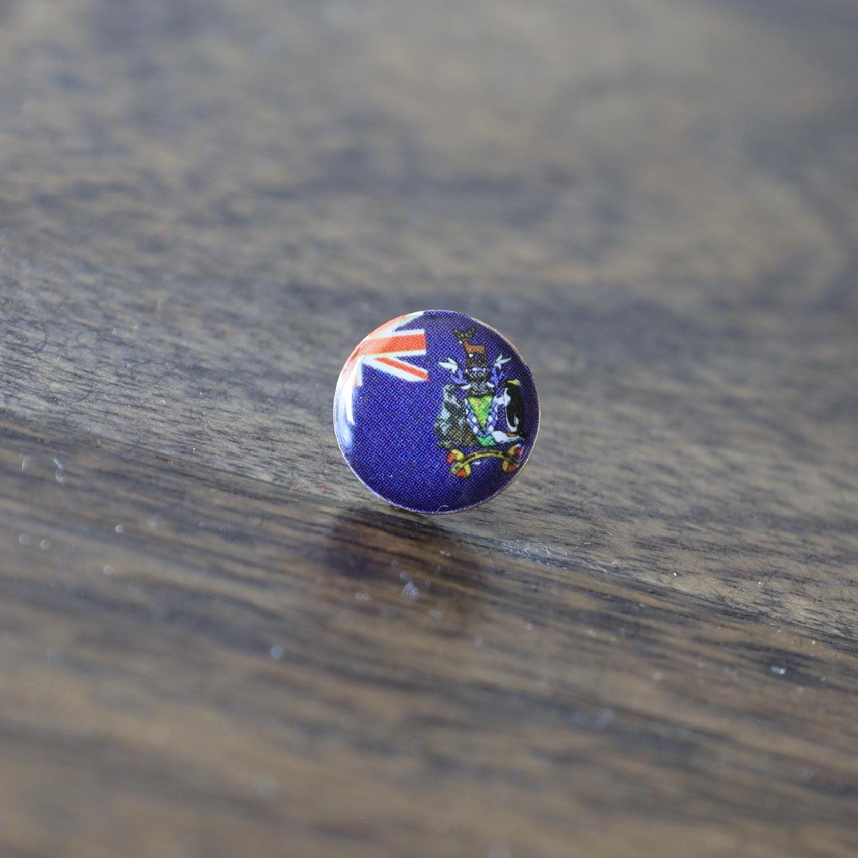 British Antarctic Territory Flag Map Pin | British Antarctic Territory Flag push pin | British Antarctic Territory map pin for wood map