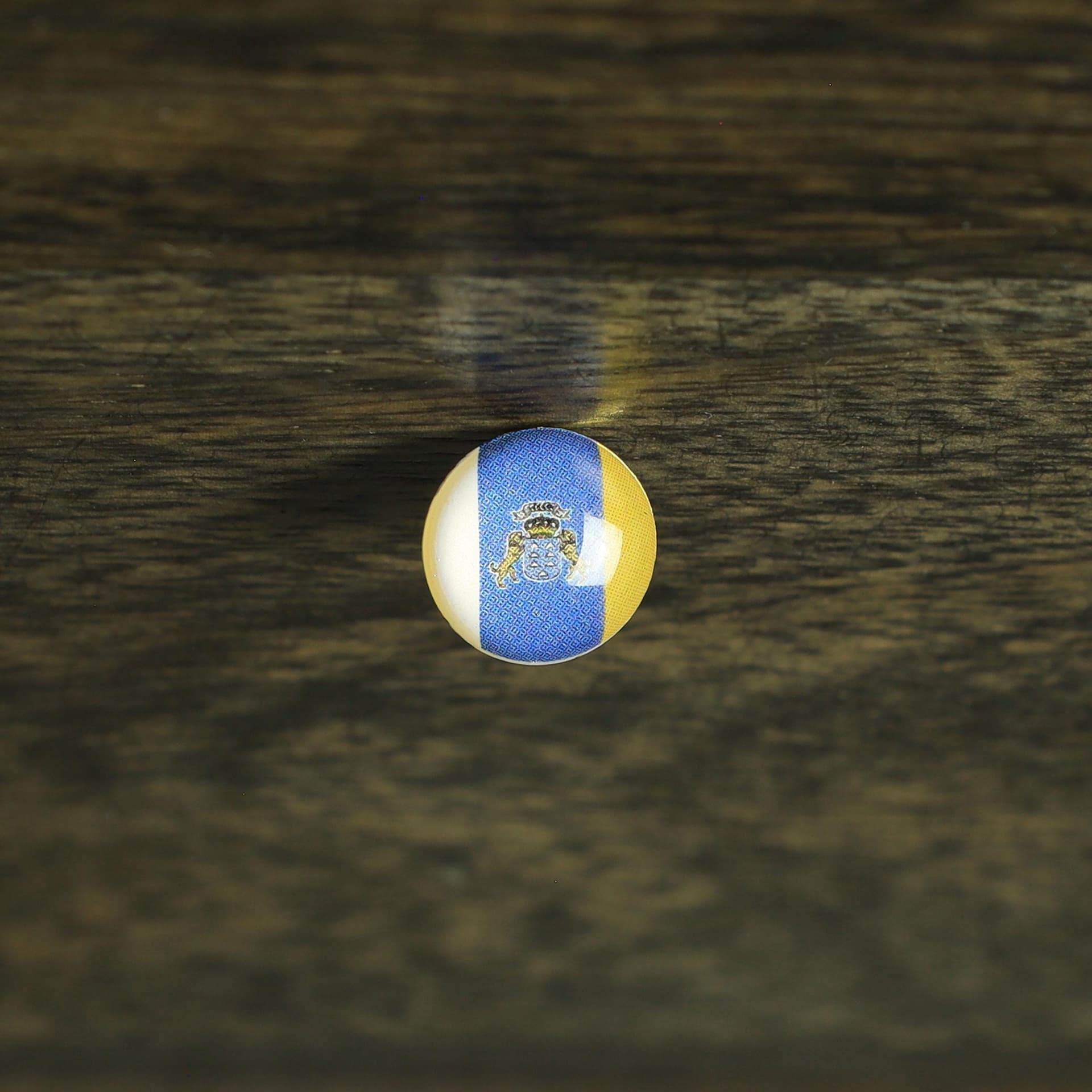 Canary Islands Spain Flag Map Pin | Flag push pin | Canary Islands map pin for wood map