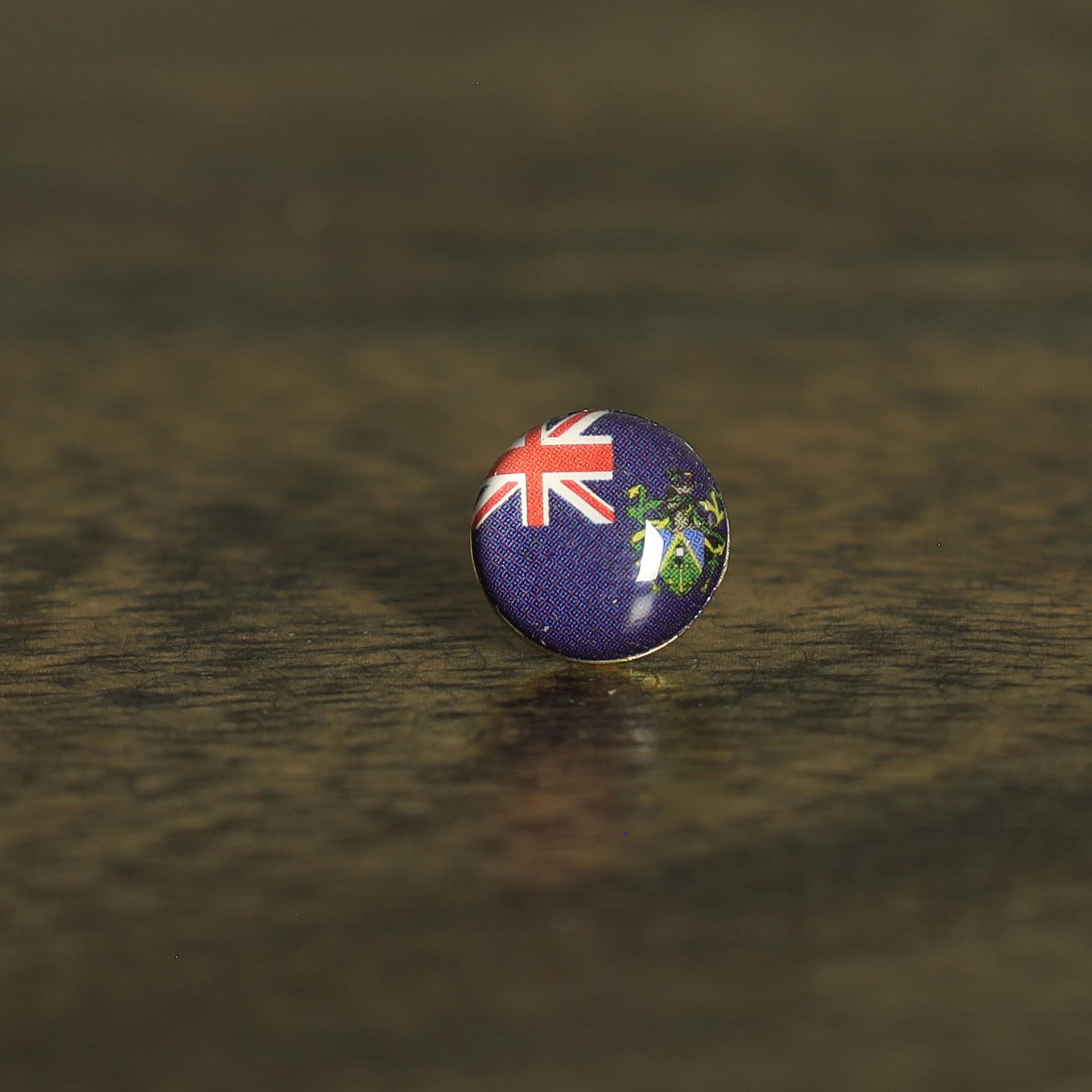 Pitcairn Islands Flag Map Pin | Pitcairn Islands Flag push pin | Pitcairn Islands map pin for wood map