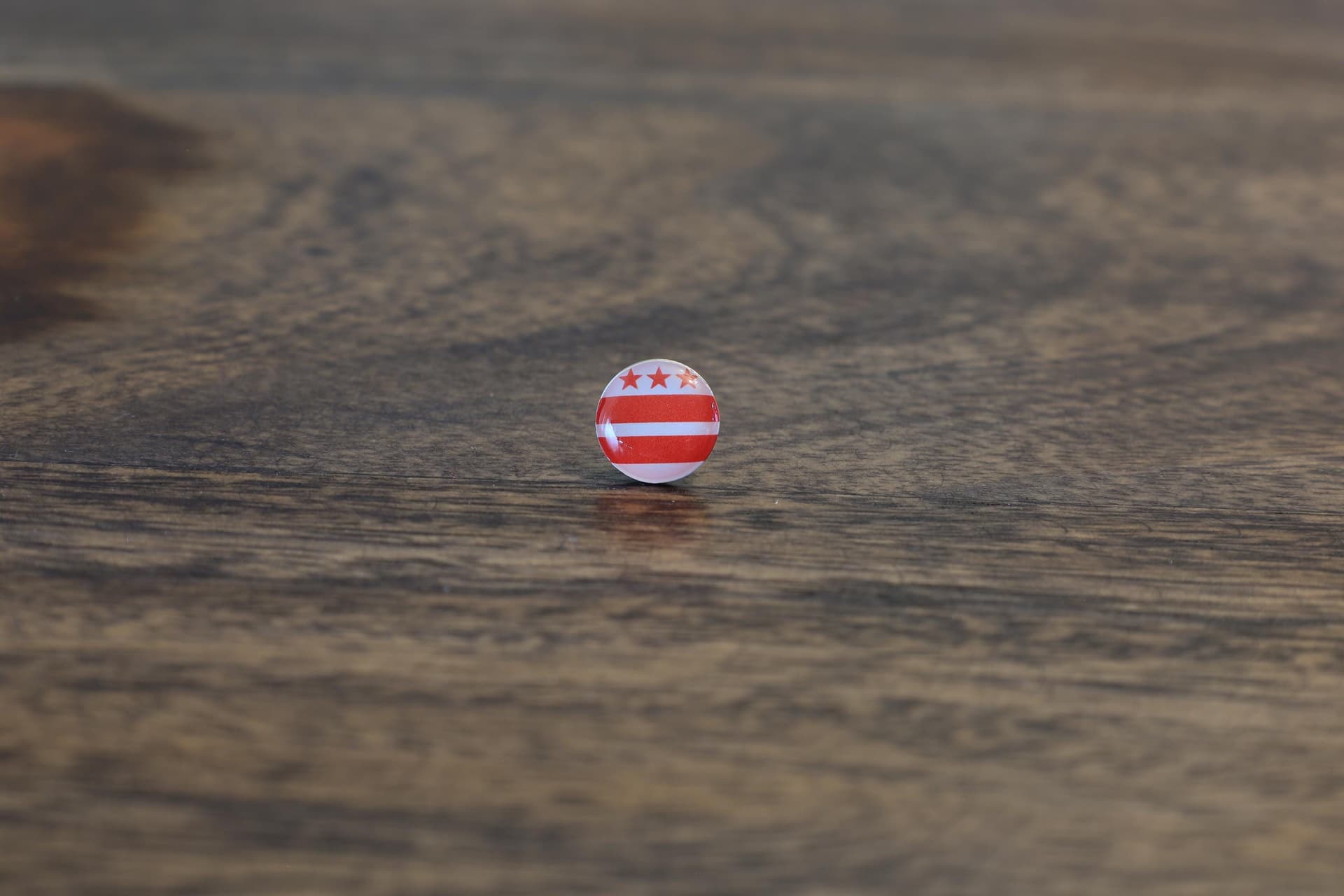 Washington DC Flag Map Pin | Washington DC Flag push pin | Washington DC map pin for wood map