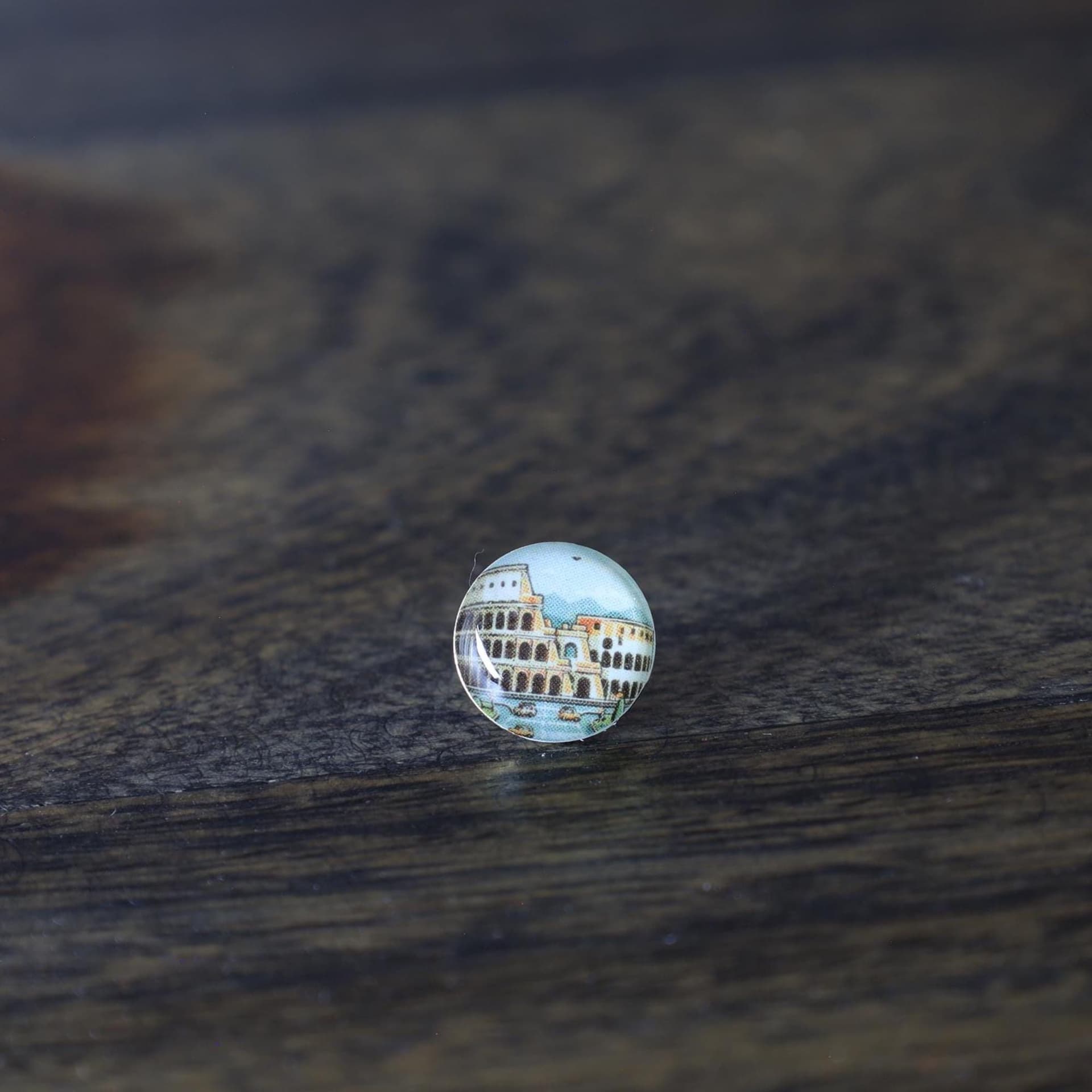 Colosseum Map Pin | Wonders of the World push pin | Rome Colosseum map pin for wood map
