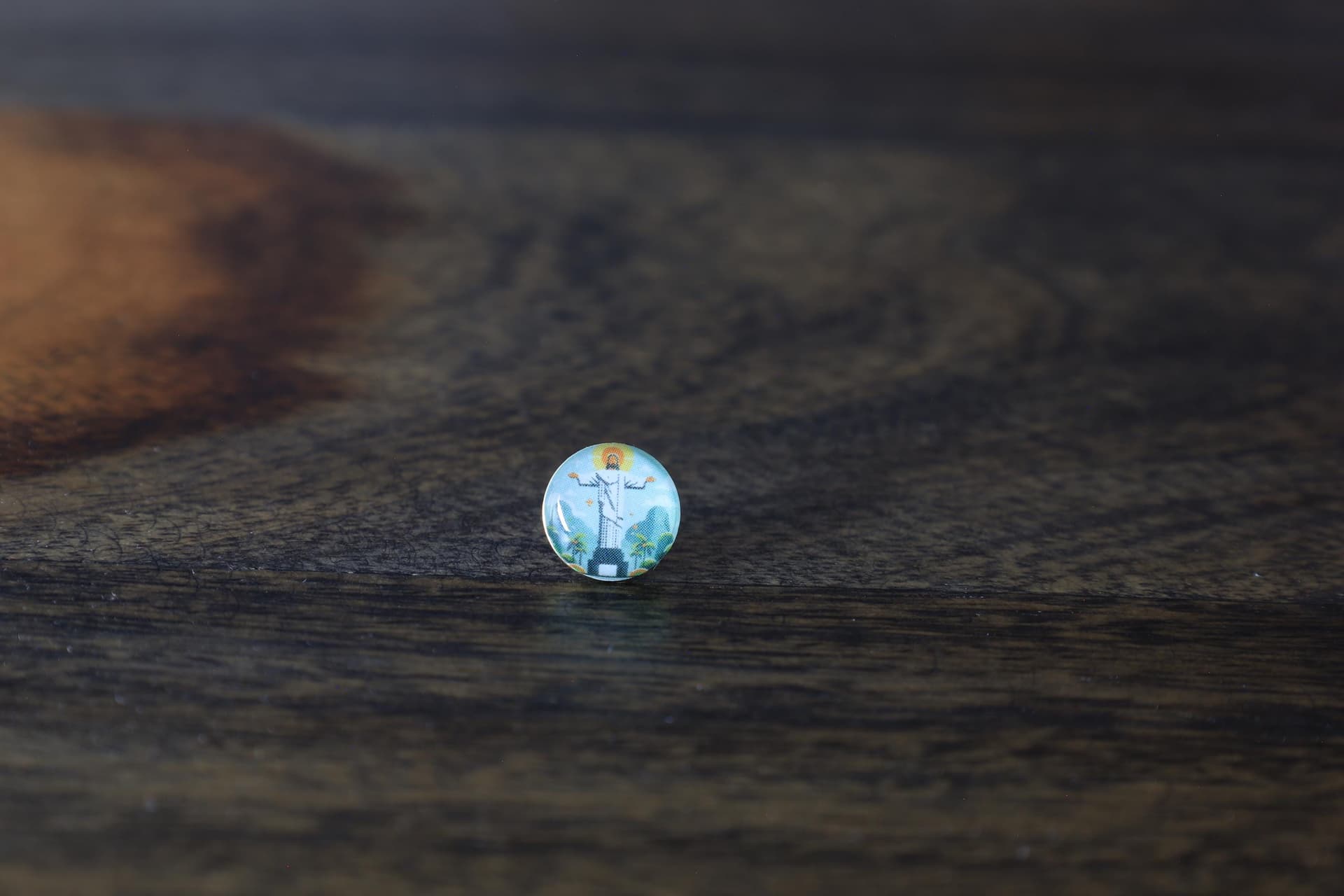 Christ the Redeemer Map Pin | Wonders of the World push pin | Christ the Redeemer map pin for wood map