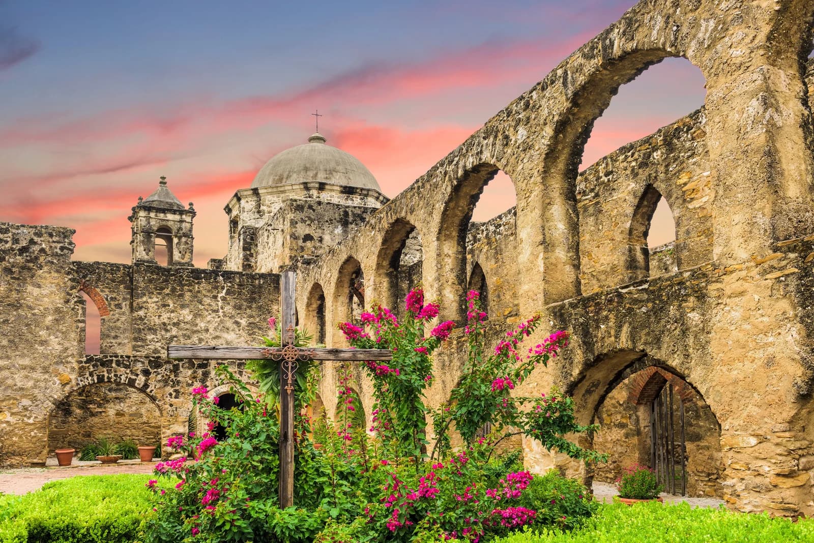 The San Antonio Missions: All Five, Mapped
