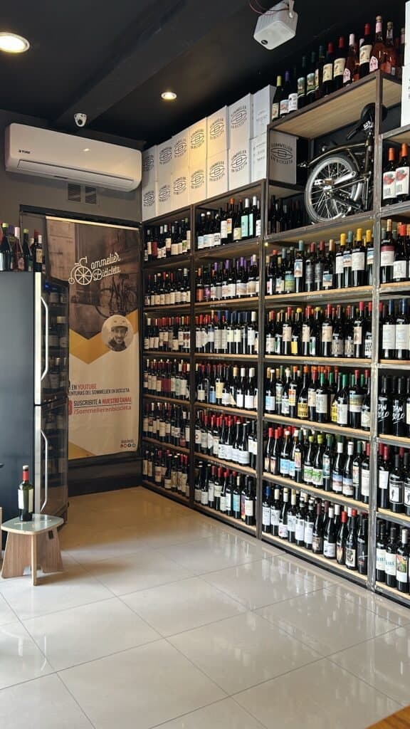 Vinoteca Sommelier en Bicicleta en Palermo Vinos, espumantes, quesos premium y más