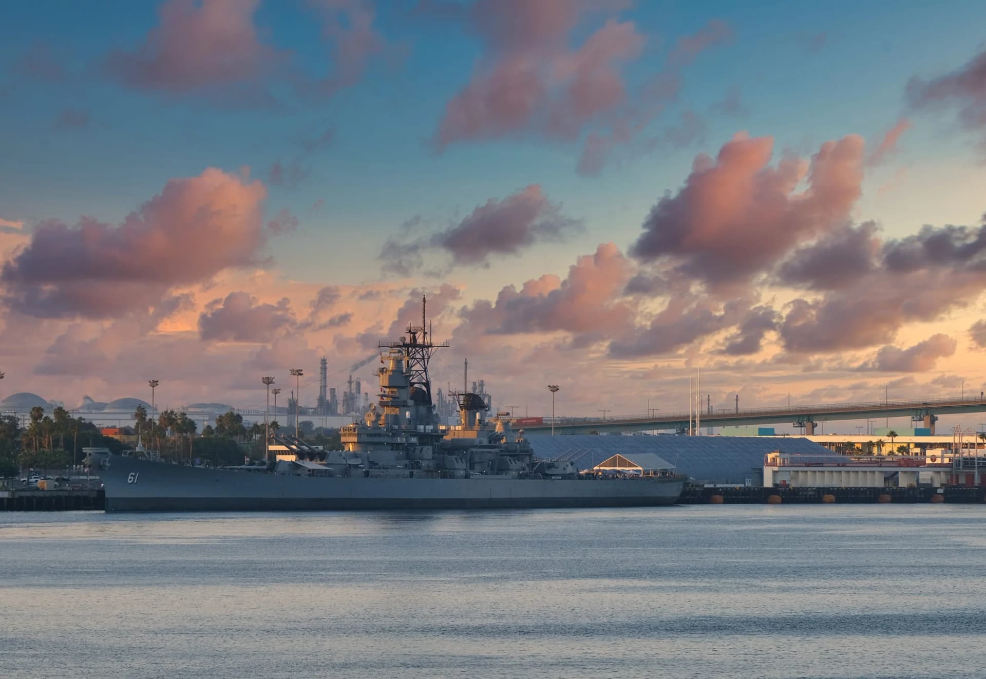 Battleship IOWA home of the National Museum of the Surface Navy