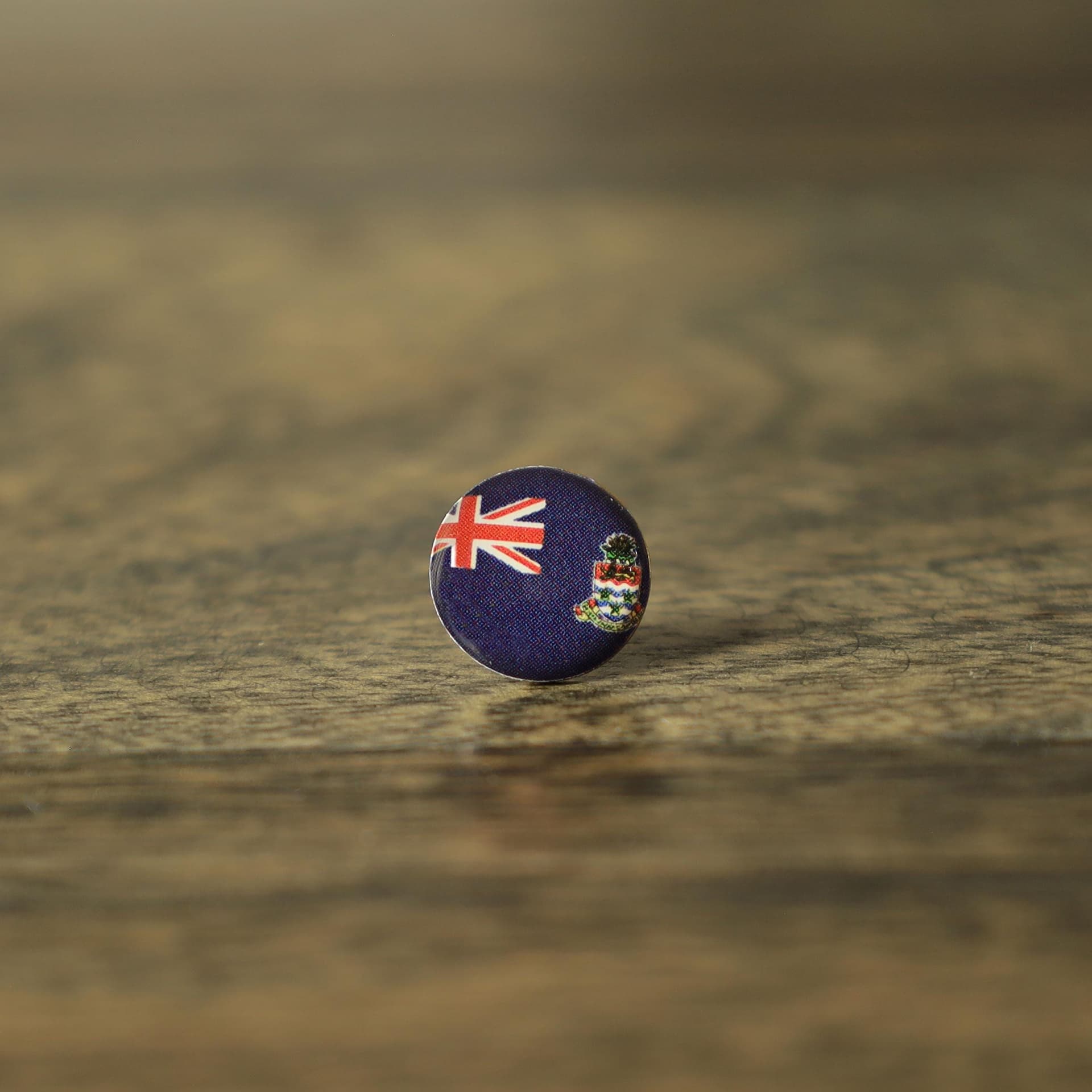 Cayman Islands Flag Map Pin | Flag push pin | Cayman Islands map pin for wood map