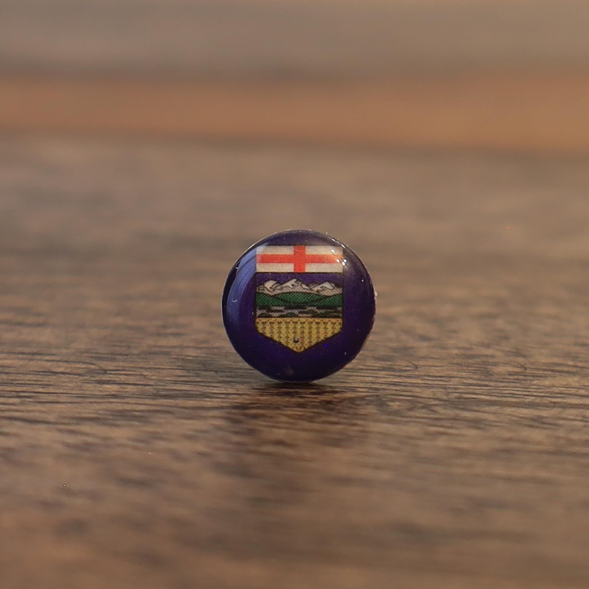 Alberta Canada Flag Map Pin | Flag push pin | map pin for wood map