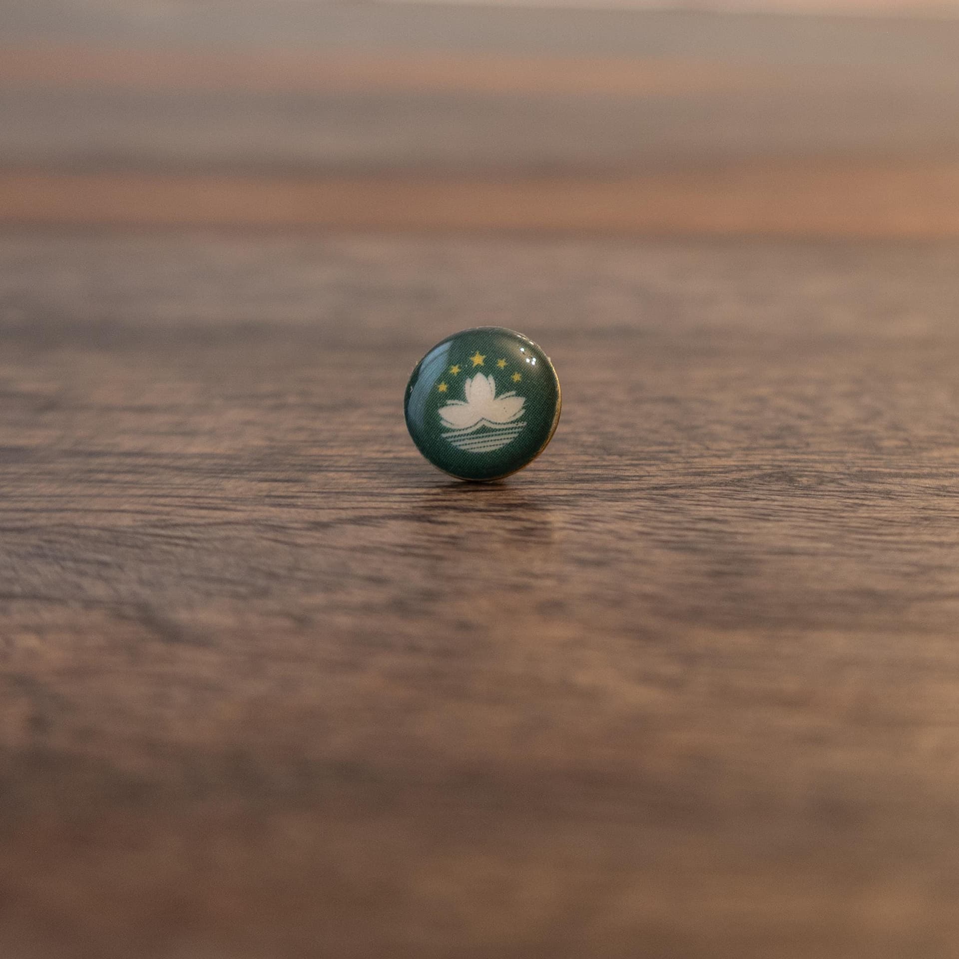 Macau Flag Map Pin | Macau Flag push pin | Macao map pin for wood map
