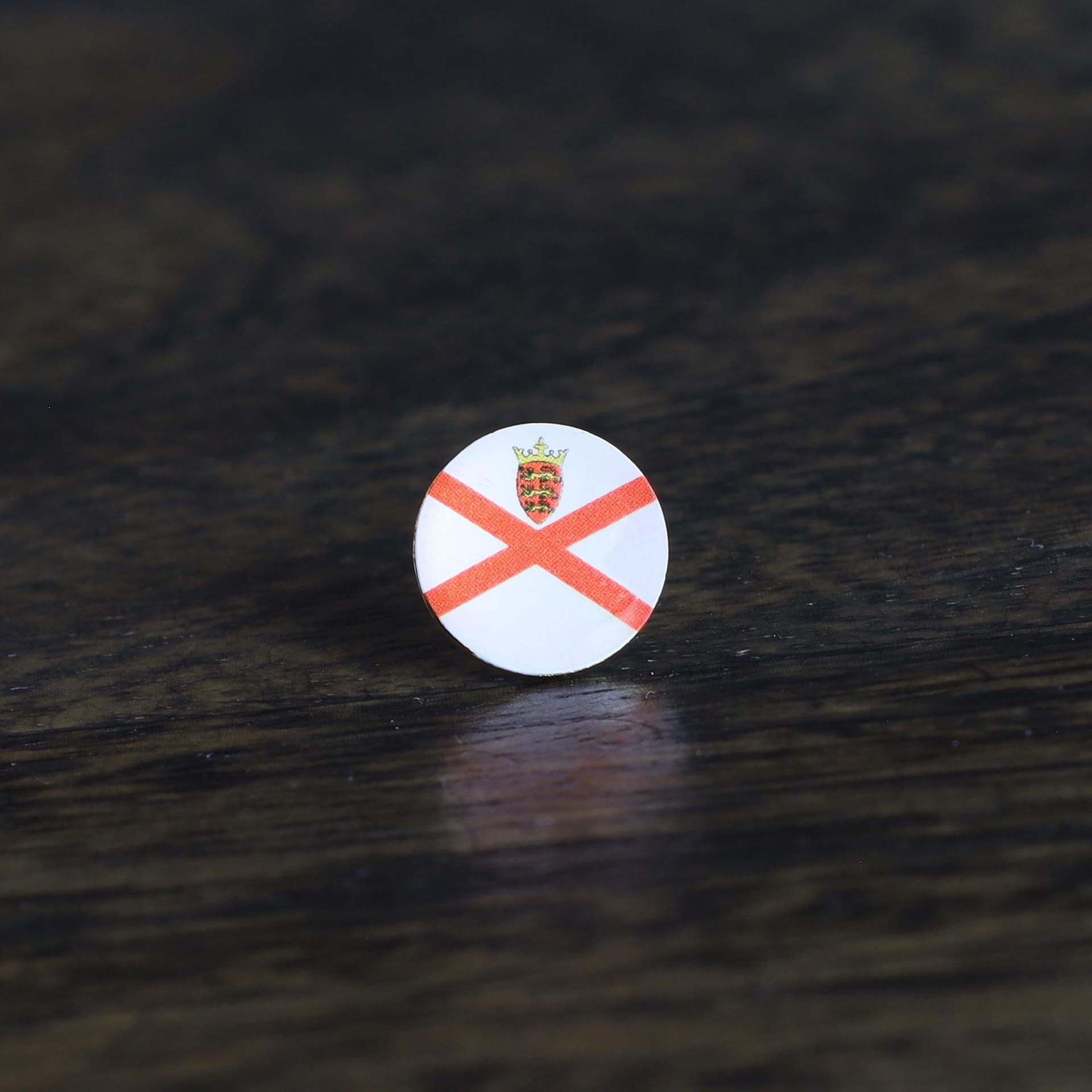 Jersey Flag Map Pin | Jersey Flag push pin | Jersey map pin for wood map