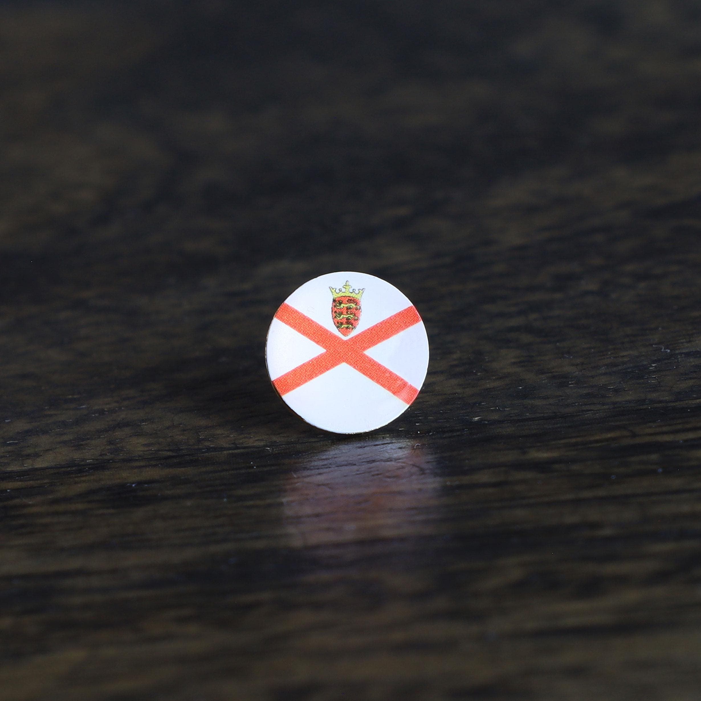 Jersey Flag Map Pin | Jersey Flag push pin | Jersey map pin for wood map