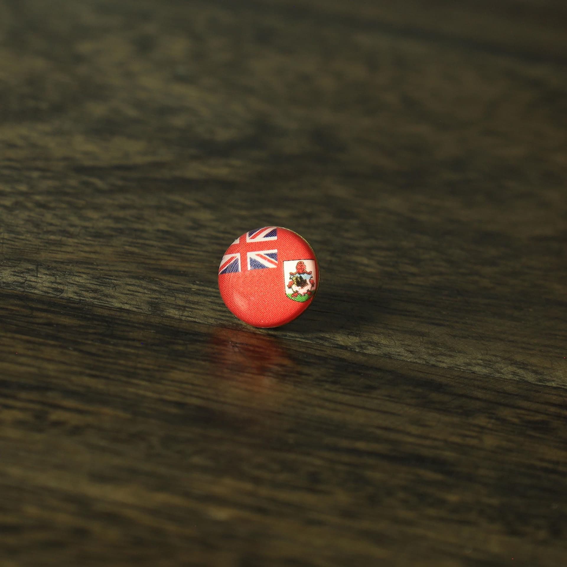 Bermuda Flag Map Pin | Flag push pin | Bermuda map pin for wood map