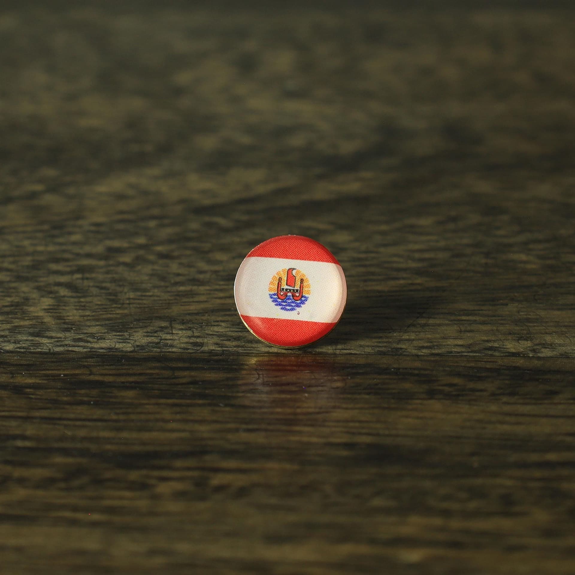 French Polynesia Flag Map Pin | French Polynesia Flag push pin | Tahiti map pin for wood map