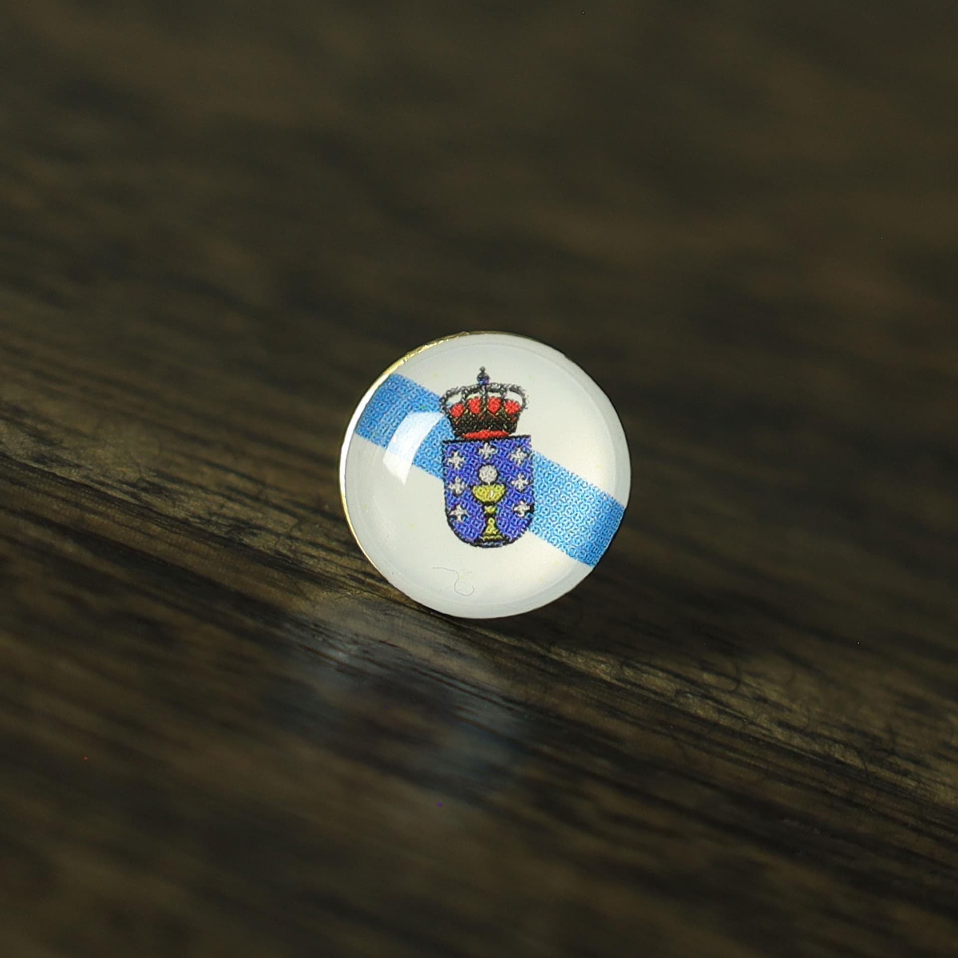 Galicia Spain Flag Map Pin | Flag push pin | map pin for wood map