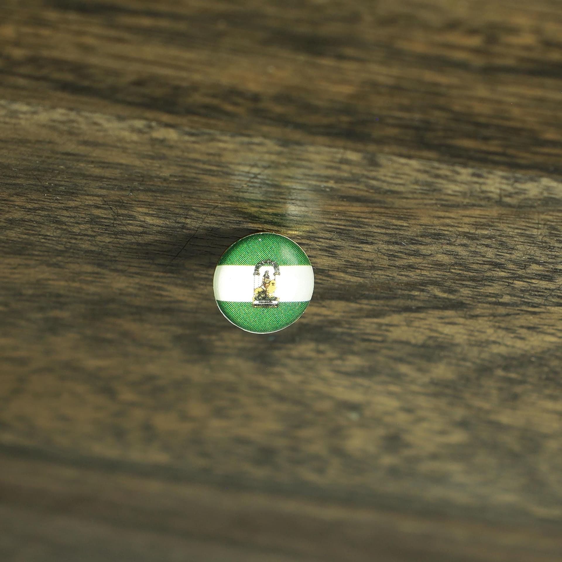 Andalusia Spain Flag Map Pin | Flag push pin | Andalusia map pin for wood map