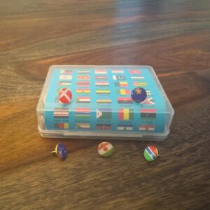 World Map Push Pins, Travel Map Flag Push Pins, Flags Push Pins For Wood World Map, Country Flag Push Pins