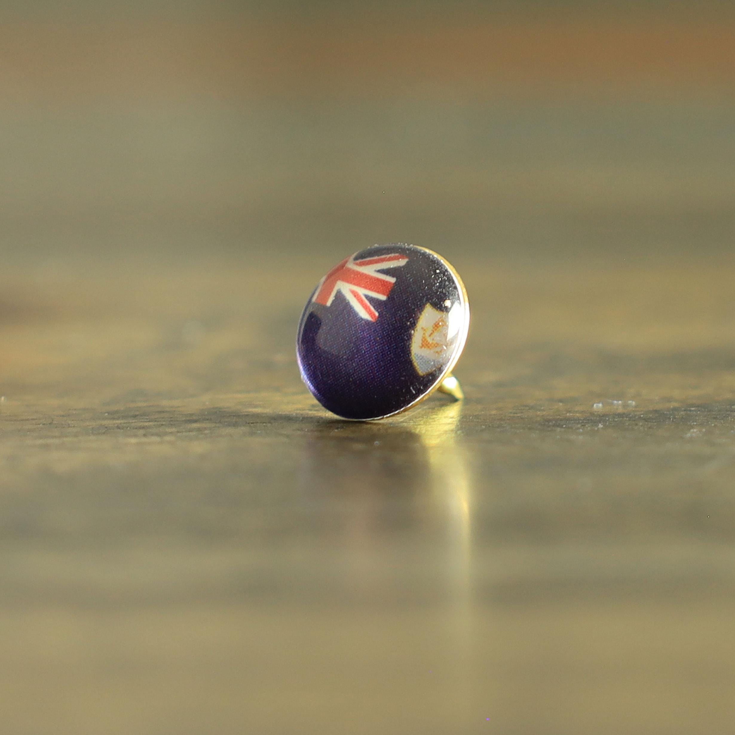 Anguilla Flag Map Pin | Anguilla Flag push pin | Anguilla map pin for wood map - Image 2