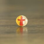 Nunavut Flag Map Pin | Nunavut Flag push pin | Nunavut map pin for wood map