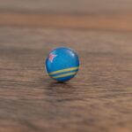 Aruba Flag Map Pin | Wooden Travel Map Pin