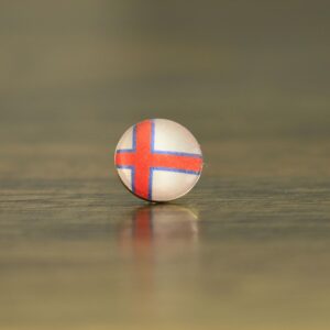 Faroe Islands Flag Map Pin | Flag push pin | map pin for wood map