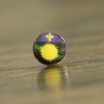 Guadeloupe Flag Map Pin | Flag push pin | Guadeloupe map pin for wood map