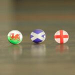 Great Britain Flag Map Pins Set | England | Scotland | Wales | UK map pin set for wood map