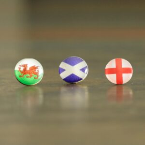 Great Britain Flag Map Pins Set | England | Scotland | Wales | UK map pin set for wood map