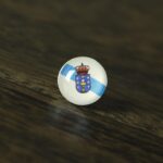 Galicia Spain Flag Map Pin | Flag push pin | map pin for wood map