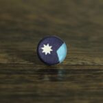 Minnesota New Flag Map Pin | Minnesota Flag push pin | Minnesota north star map pin for wood map