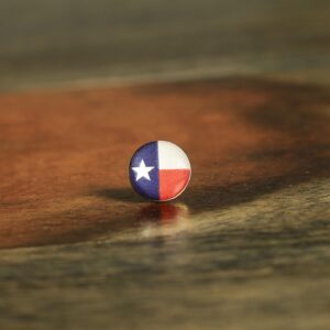 Texas Flag Map Pin | Texas Flag lapel pin | Texas map pin for wood map