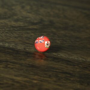 Bermuda Flag Map Pin | Flag push pin | Bermuda map pin for wood map