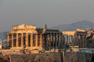 The Acropolis Of Athens And The Parthenon