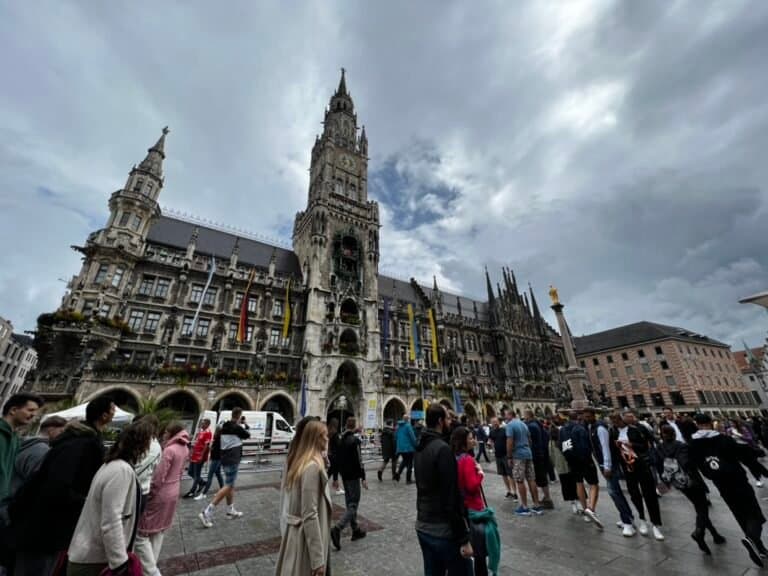 Munich’s marienplatz