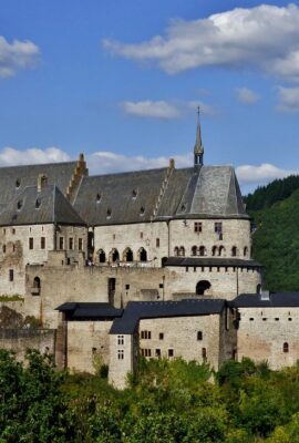 castle bourscheid, vianden, luxembourg