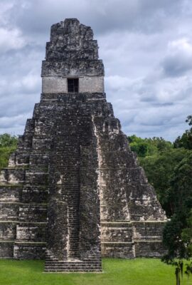 pyramid, maya, temple