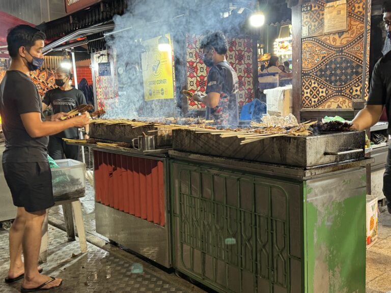 Satay street @ lau pa sat
