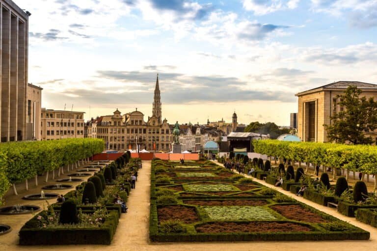 Cityscape of brussels
