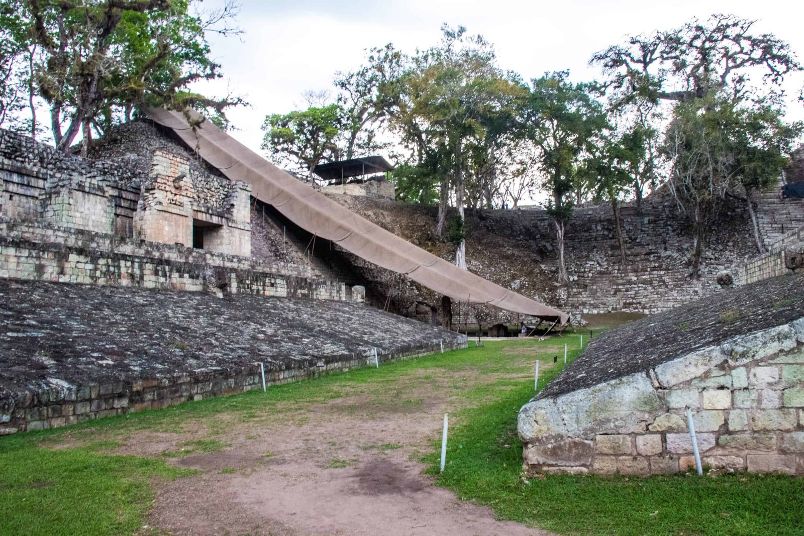 Copan ruinas ball court