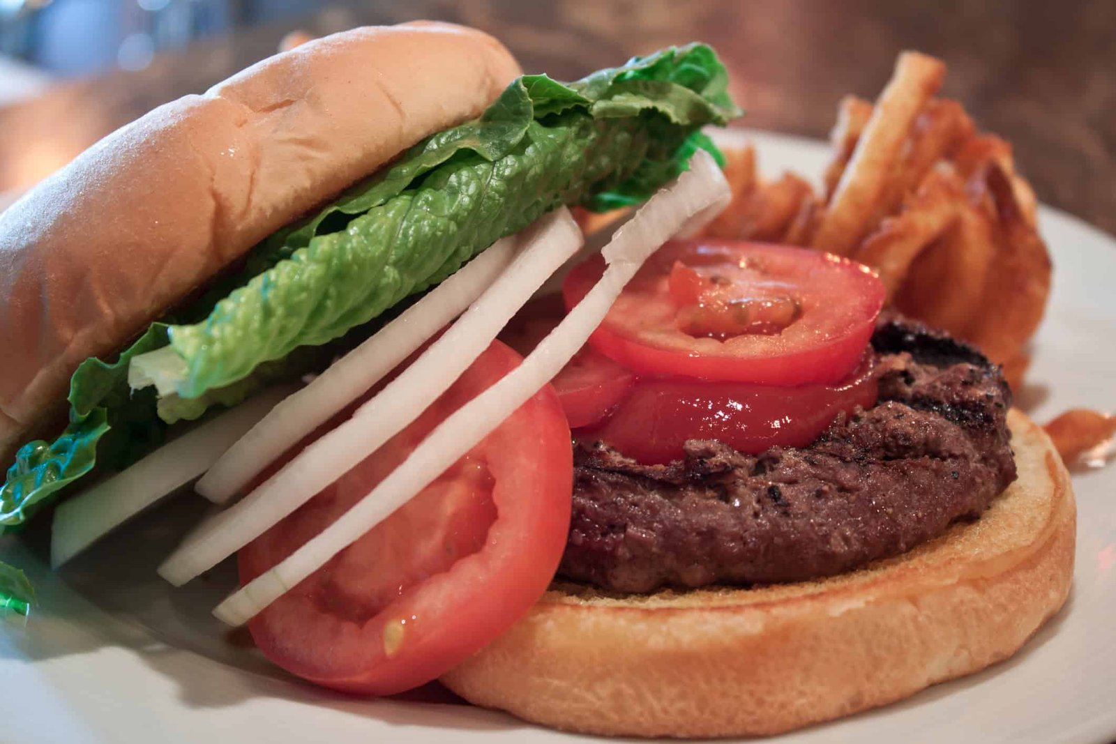 Buffalo burger at yellowstone national park