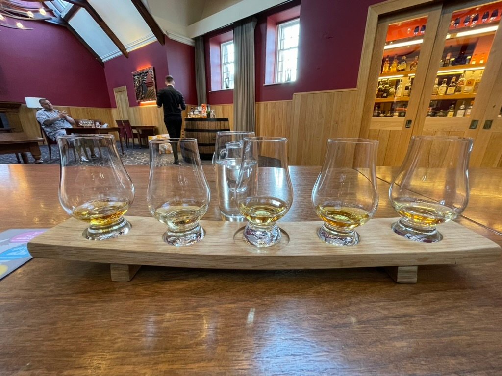 Scotch whiskey tasting