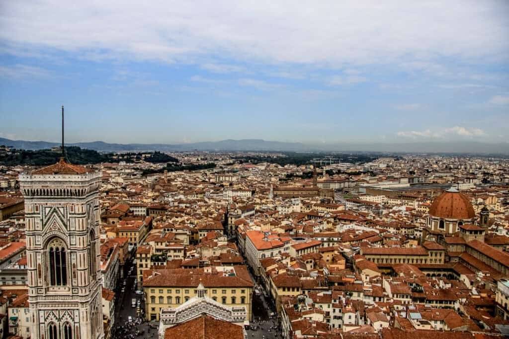 Florence roof top view