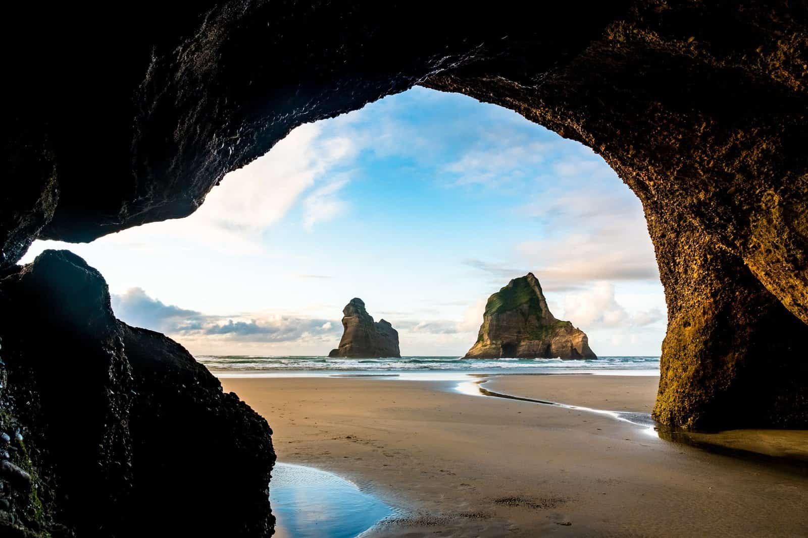 Wharariki Beach